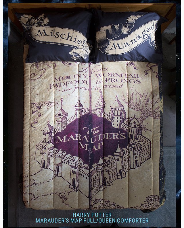 Marauder's Map Full/Queen Comforter
