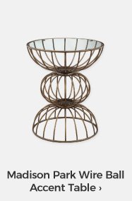 Madison Park Wire Ball Accent Table