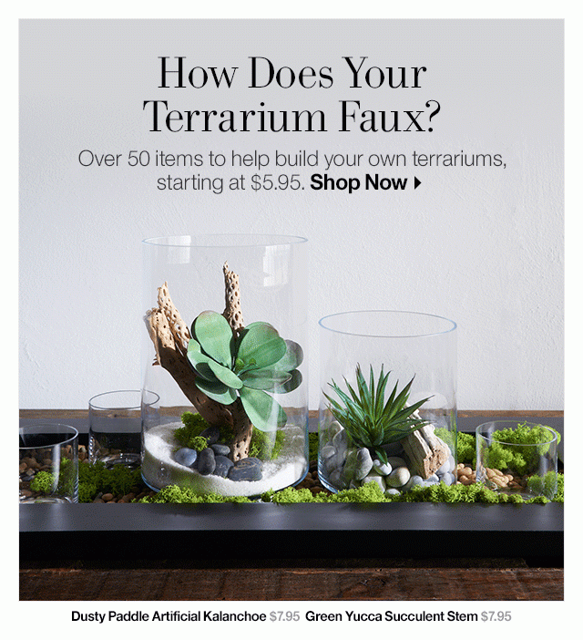 How Does Your Terrarium Faux?