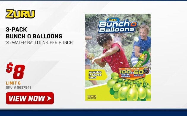 ZURU 3-Pack Bunch O Balloons