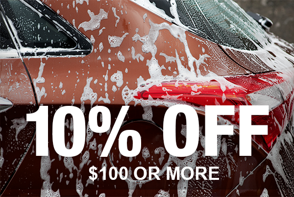 10% OFF $100 OR MORE