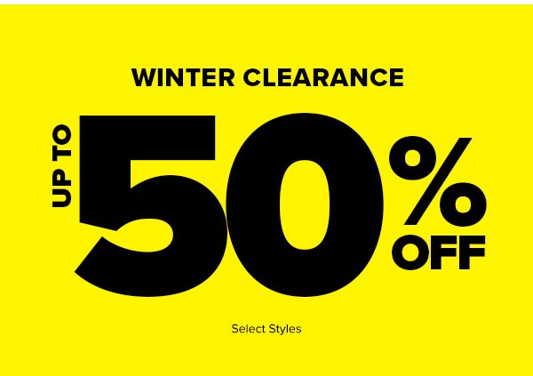 Shop Winter Clearance