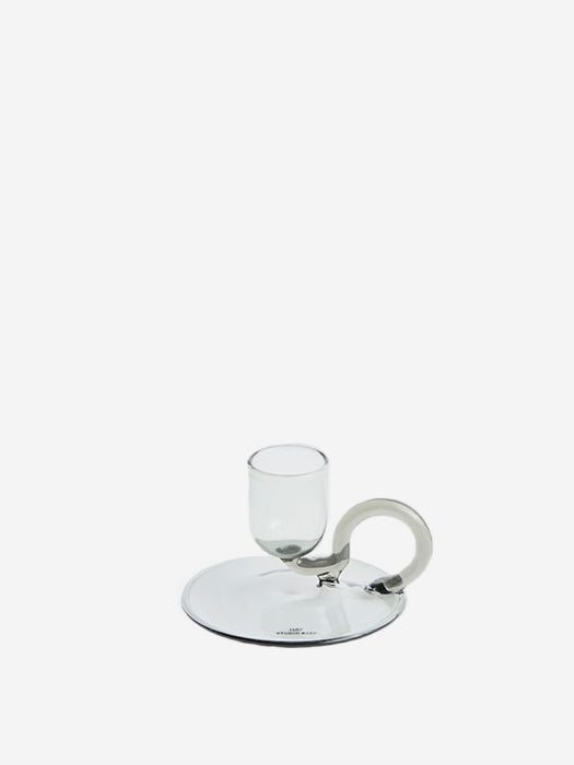 Image of HAY Tiny Candleholder Curved - Grey