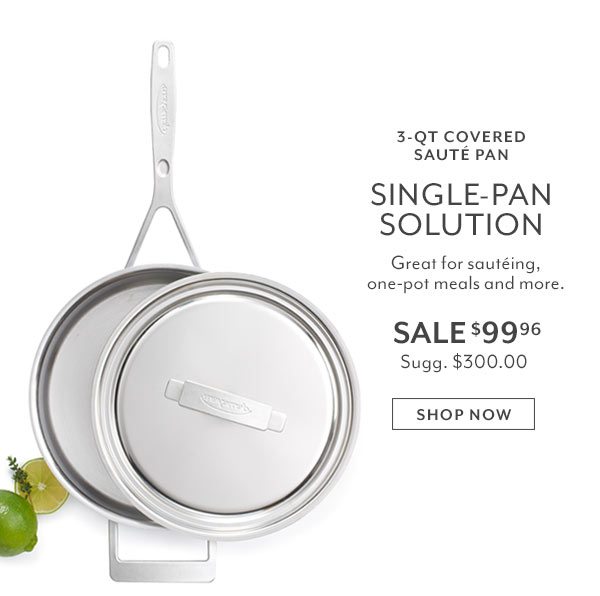3-qt covered saute pan