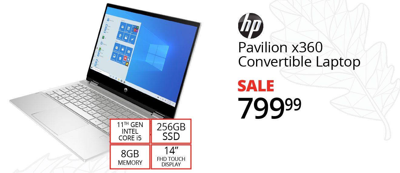 HP Pavilion x360 Convertible Laptop | SALE 999.99
