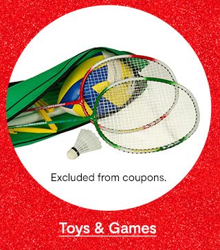 Toys & Games. Excluded from coupons.