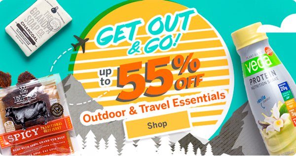 Outdoor & Travel Sale: Up to 55% select Outdoor & Travel Essentials items. Shop Now!