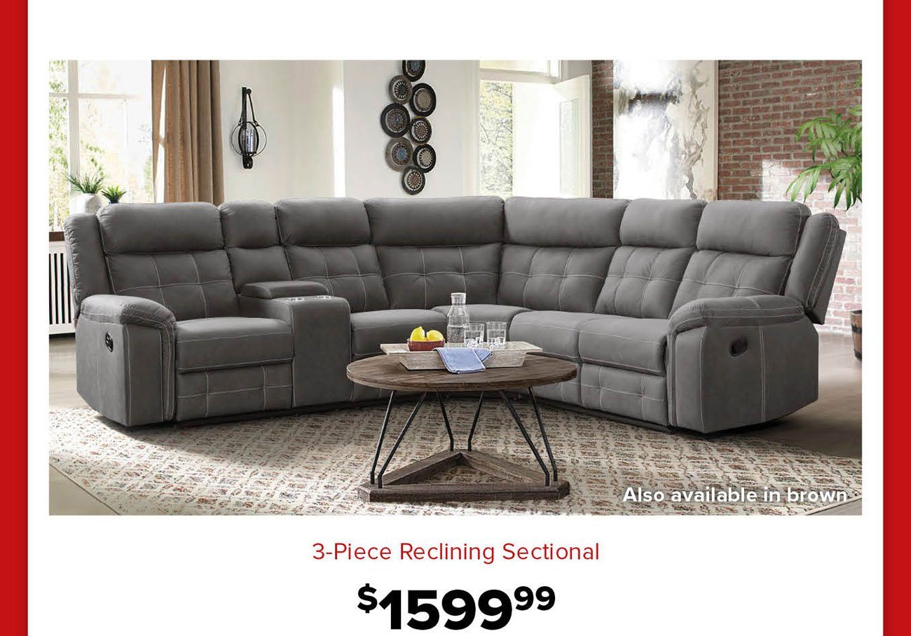 Reclining-sectional