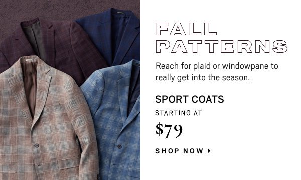 SPORT COATS starting at $79 - Shop Now