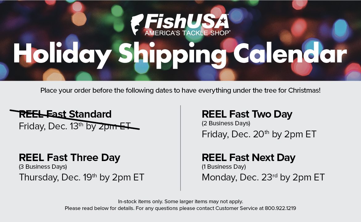 Holiday Shipping Calendar