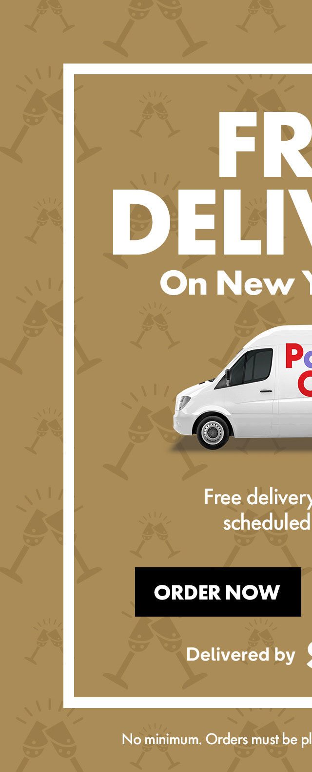 Free Delivery On New Year's Eve | ORDER NOW