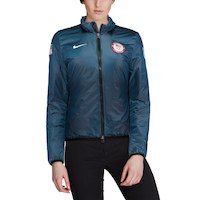 Nike Team USA Women's Blue Full-Zip Midlayer Jacket