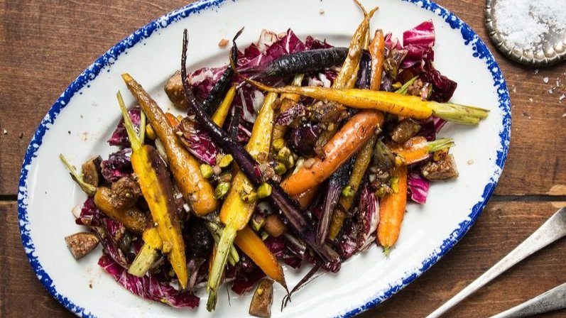 Carrot and Pistachio Salad