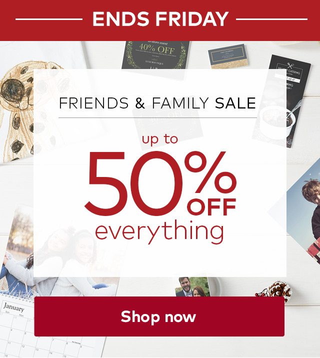 Up to 50% off everyting