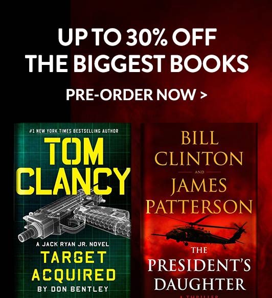 Up to 30% Off the Biggest Books | PRE-ORDER NOW