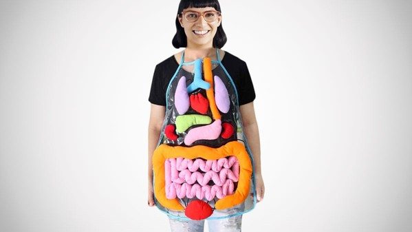 Anatomy Apron with Removable Organs