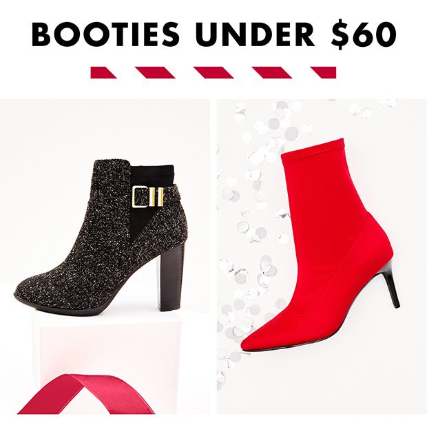 BOOTIES UNDER $60