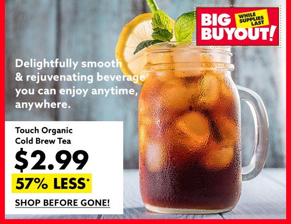 Touch Organic Cold Brew Tea