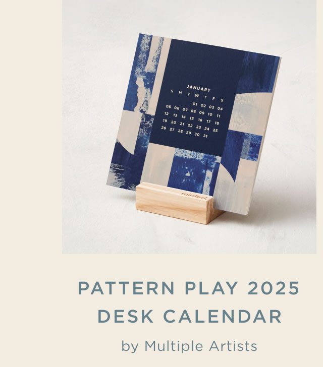 Pattern Play Desk Calendar