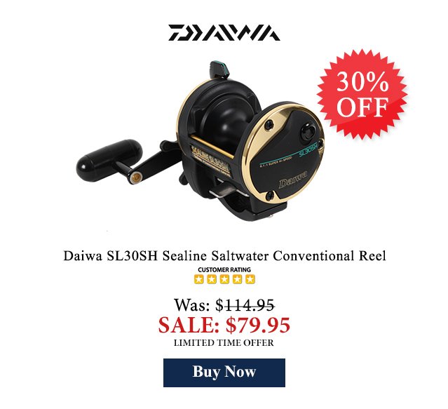 Daiwa Saltwater Conventional Fishing Reels - TackleDirect