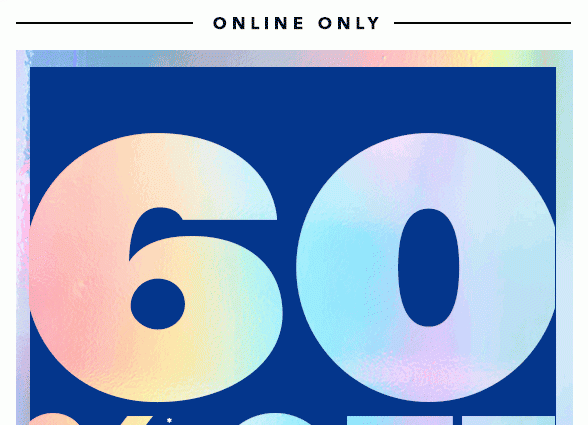 60% Off The Site