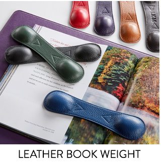 Leather Book Weight