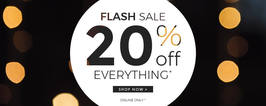 20% Flash Sale