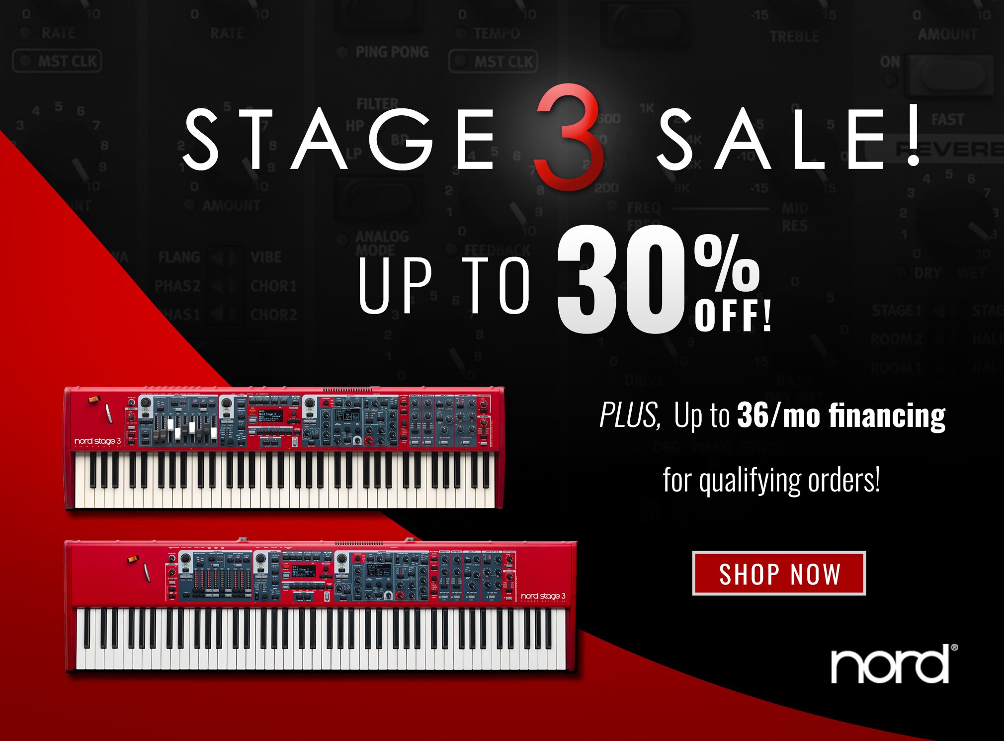Save Even More On Nord Stage 3 Keyboards!