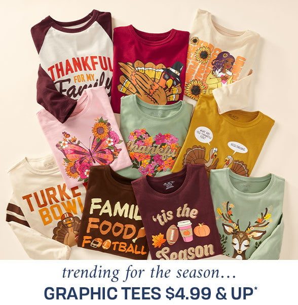 $4.99 & Up Graphic Tees