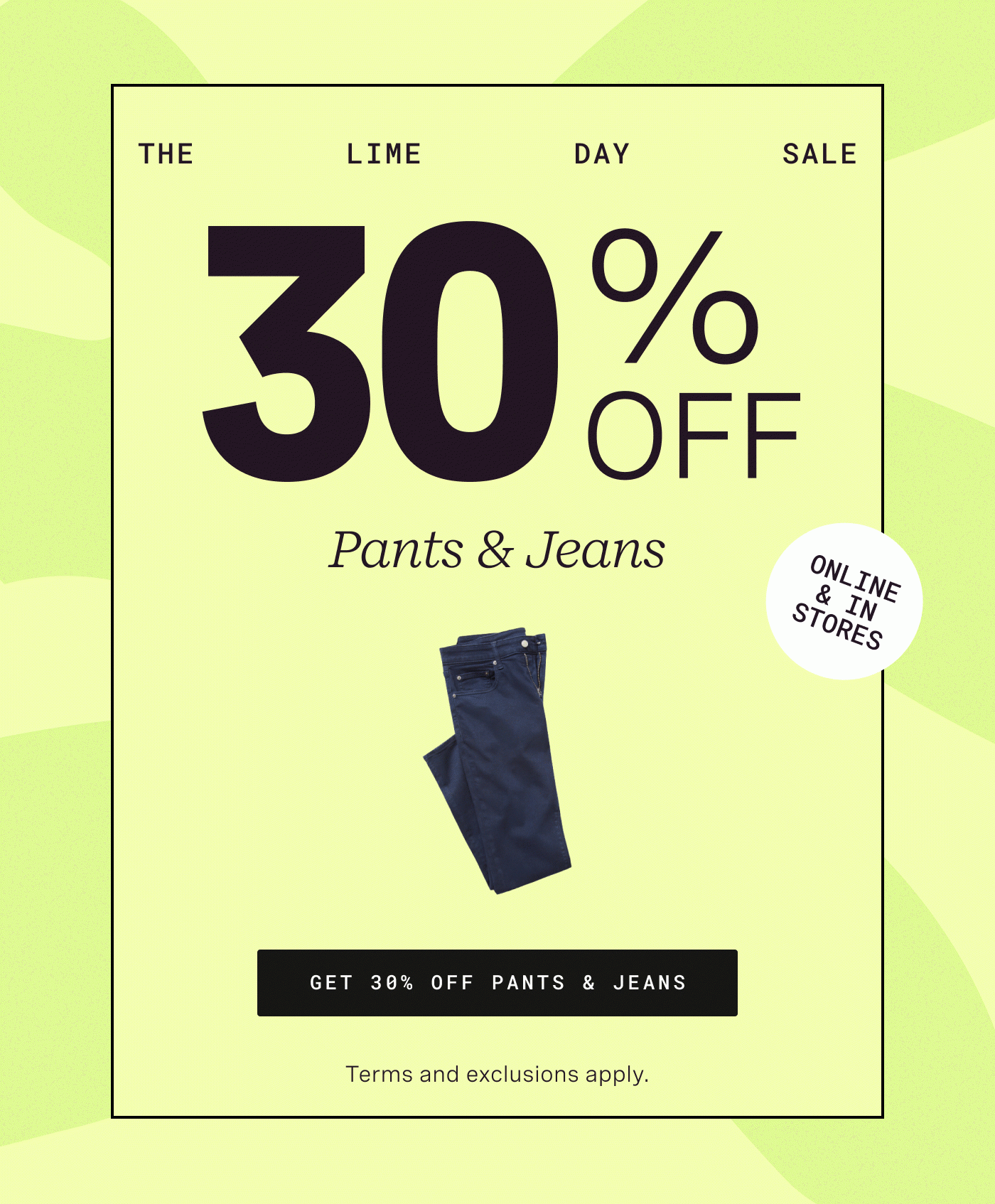 The Lime Day Sale - 30% Off Select Styles