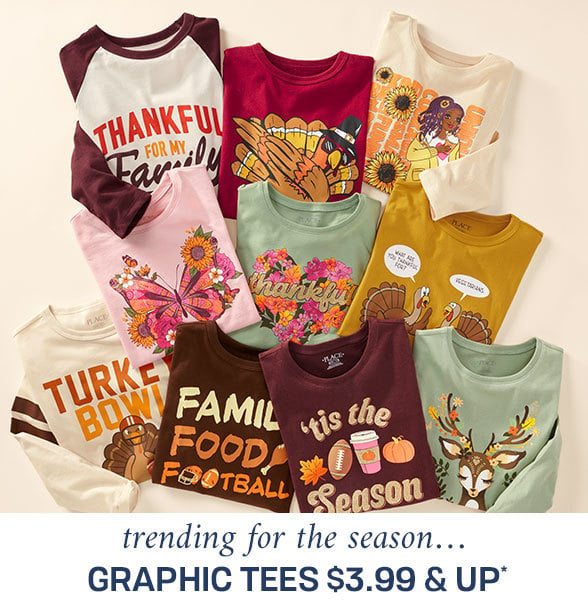 $3.99 & Up Graphic Tees