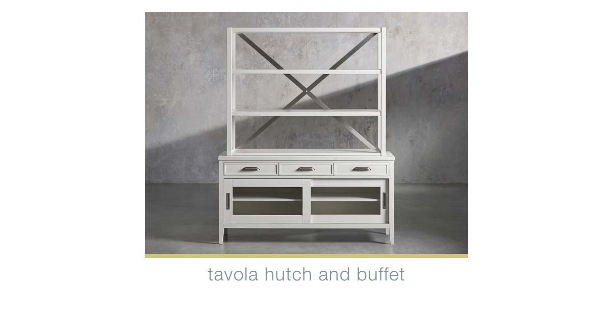 Tavola Hutch and Buffet