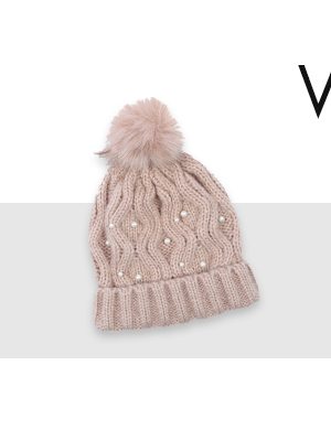 Pink Pearl Beanie