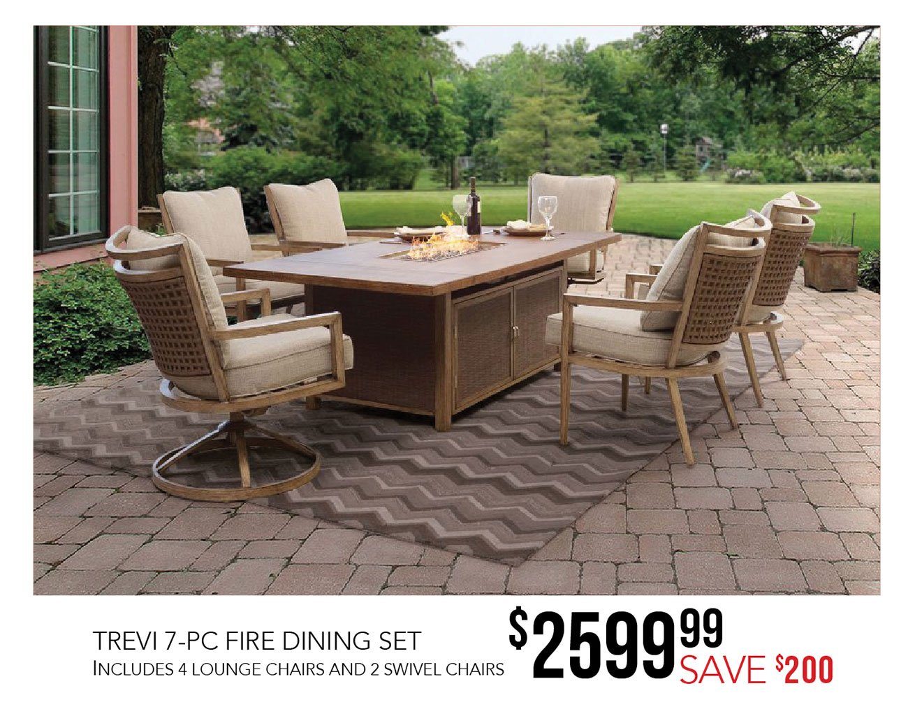 Fire-dining-set