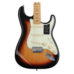 Fender Player Plus Stratocaster Electric Guitar - 3-tone Sunburst with Maple Fingerboard