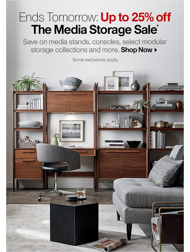 Ends Tomorrow: Up to 25% off The Media Storage Sale*