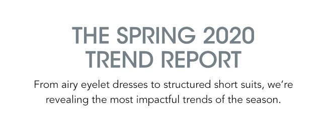 2020 Spring Trends