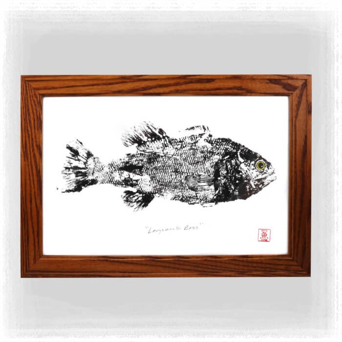 Itch Fish Gyotaku Fish Art Print