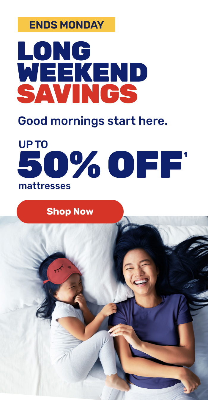 Long Weekend Savings - Up to 50% off