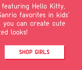 HELLO KITTY - SHOP GIRLS