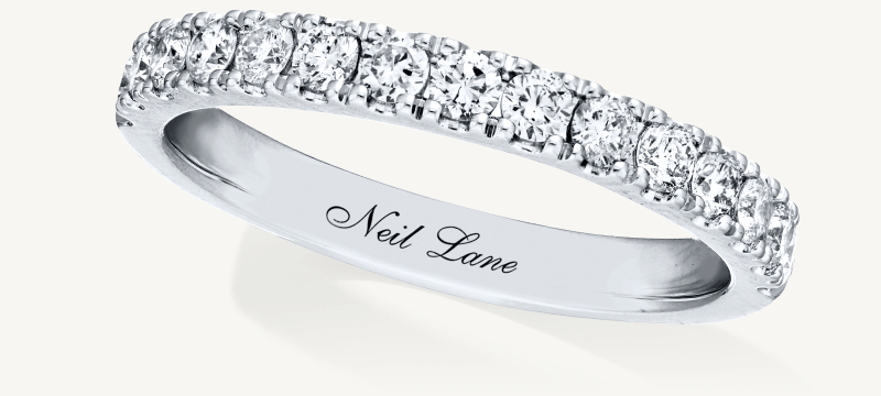 Neil Lane Diamond Wedding Band 1/2 ct tw 14K White Gold