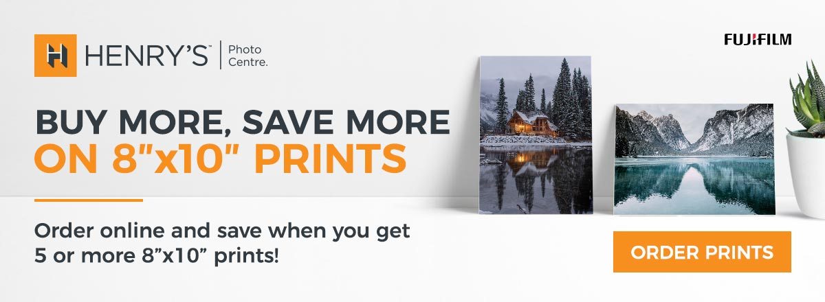 Henry's Photo Centre: Buy More, Save More on 8x10 Prints