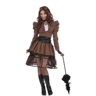 Steampunk Vicky Women's Costume