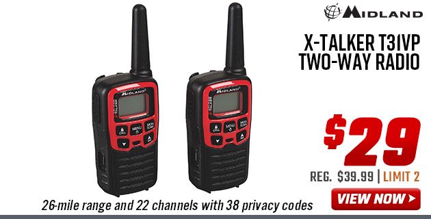 Midland X-Talker T31VP Two-Way Radio