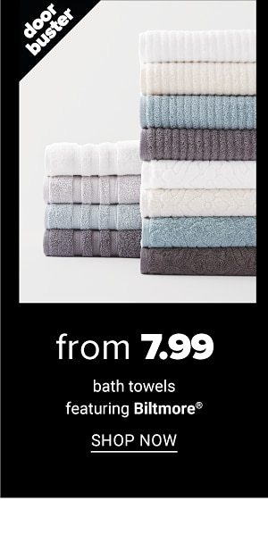 From 7.99 Bath Towels feat. Biltmore - Shop Now