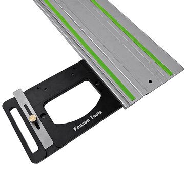 Fonson Aluminum Alloy Track Saw Square Guide Rail Square Woodworking 90 Degree Right Angle Guide Plate Square Cutting Everytime