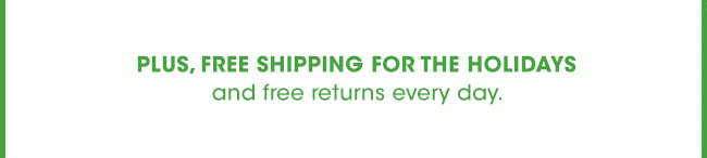 PLUS, FREE SHIPPING