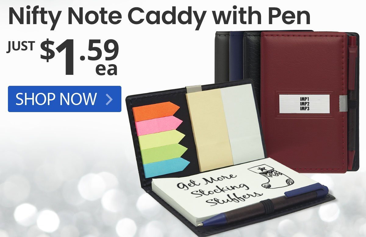 Nifty Note Caddy with Pen for just $1.59 each!