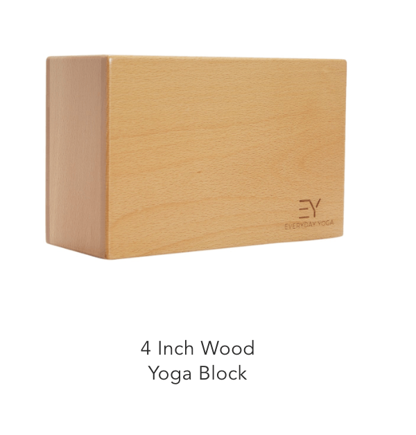 Everyday Yoga 4 inch Wood Block