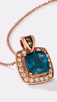 Le Vian Blue Topaz Necklace